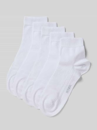 Mc Neal Socken mit Label-Detail im 5er-Pack in Weiss, Gr&ouml;&szlig;e 39/42