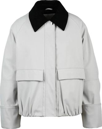 OOF Wear Stand Collar Jacket - Dames - Zomerjassen - Grijs - S - Polyester - Jassen
