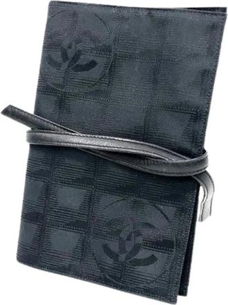 Chanel Pre-owned Accessories, male, Black, Size: ONE SIZE Pre-owned Vintage Pouch