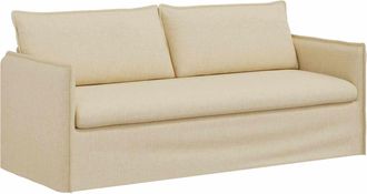 vidaXL Sof&aacute; Crema 196 X 82 X 85 Cm Tela Vidaxl