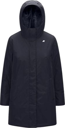 K-Way Sophie Soft Touch Marmotta - Dames - Parka Jassen - Blauw - L - Nylon - Jassen