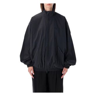 Balenciaga Light Jackets, female, Blue, Size: M Oversized Tracksuit Jacket