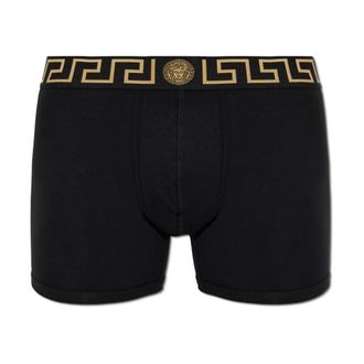 Versace Katoenen Boxer Briefs met Logo - Heren - Onderbroek - Zwart - 2XL - Katoen - Ondergoed