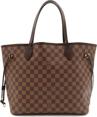 Louis Vuitton Brown Pvc Coated Canvas Damier Canvas Shoulder Bag Tote Bag (Pre-Owned)