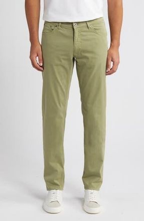 Brax Chuck Hi Flex Modern Fit Five-Pocket Pants in Olive at Nordstrom Rack, Size 32 X 34