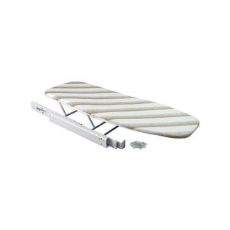Emuca Tabla De Planchar Plegable Y Extra&iacute;ble Para Mueble Iron, Acero, Pintado Blanco - Emuca