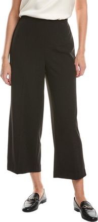 Anne Klein High Rise Pull-On Wide Leg Crop Pant