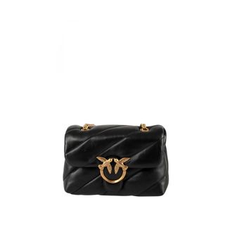 Pinko Pinko, Dames, Tassen, Zwart, Maat: ONE Size Leer