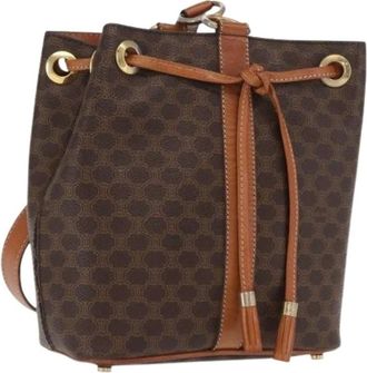 Celine Pre-owned Bucket Bags, female, Brown, Size: ONE SIZE Pre-owned Plastic Bucket Bag