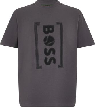 HUGO BOSS T-shirt Iconic TL - - Tops - Uomo - Grigio - S