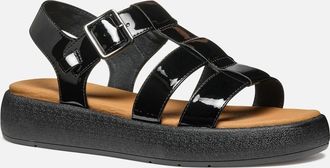 Geox Womens D Camalei Womens Sandals - Black - Size: 7.5