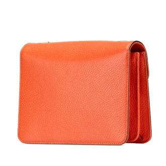Gucci Pre-owned Cross Body Bags, female, Orange, Size: ONE SIZE Pre-owned Leather Crossbody Bag