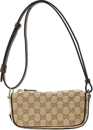 Gucci GG canvas Half Horsebit mini bag Woman One Size