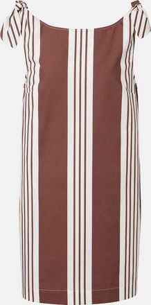 Poss&eacute; Rosie striped cotton minidress