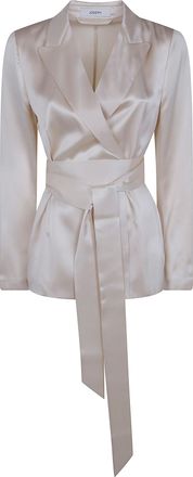 Joseph Jacket Silk Satin Archer