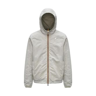 K-Way Jake Cotton Reversible Jacket - Heren - Zomerjassen - Beige - XL - Katoen - Jassen