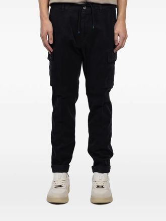 Mason's cargo-pocket drawstring trousers - Nero