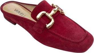 Vaneli Womens Shaine Mule In Red Suede