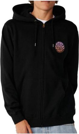 Rip Curl Wettie Passage Icon Zip Thru Hoodie f&uuml;r Herren | schwarz