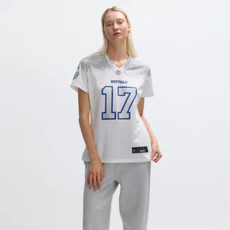 Nike Josh Allen Buffalo Bills Rivalries Collection Womens Nike Womens NFL Game Jersey in White | 67NW0G6281F-RZ1