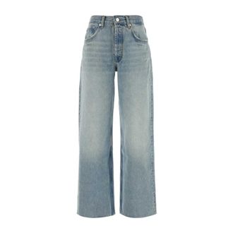 Anine Bing Wide Jeans, female, Blue, Size: W25 Wide Jeans