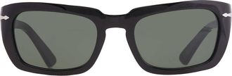 Persol Green Rectangular Unisex Sunglasses PO3367S 95/31 54