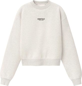 Fear of God (WMNS) Fear of God Essentials Classic Crewneck Sweatshirt Oatmeal Heather RW01472-0108