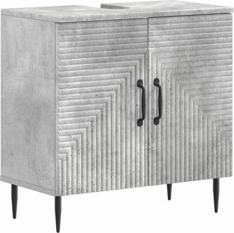 vidaXL Mueble De Lavabo Para Ba&ntilde;o Haarlem Gris Hormig&oacute;n Vidaxl