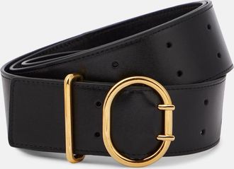Jil Sander Cannolo leather belt