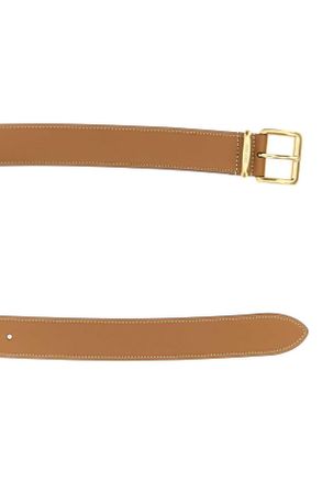 Miu Miu Womens Caramel Leather Belt Vitello Cinture