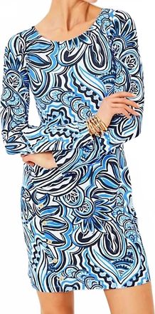 Lilly Pulitzer Upf 50+ Maddox Straight Dress In Resort White