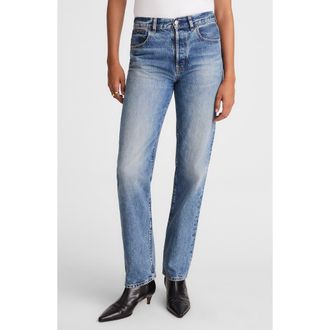 Madewell The Longline Straight Jeans in Atlin Wash at Nordstrom, Size 29