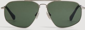 Sandro Metal aviator sunglasses