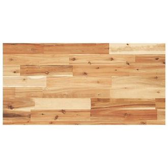 Berkfield Home Table Top 60x40x4 cm Rectangular Solid Wood Acacia in Brown | Size: 60 x 40 x 4 cm