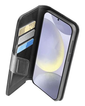 Cellularline Cellularline Bookag2gals25k Funda Para Tel&eacute;fono M&oacute;vil 16,1 Cm (6.36) Folio Negro
