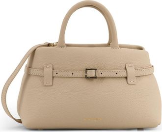 Manu Atelier Le Cambon 25 - Dames - Handtassen - Beige - ONE Size - Leer - Tassen