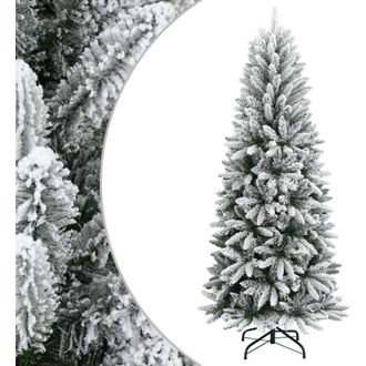 vidaXL Rbol De Navidad Artificial Con Nieve Pvc Y Pe 240 Cm Vidaxl