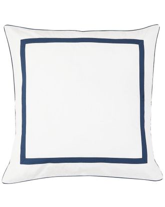 Melange Home M&eacute;lange Home Percale Classic Double Border Euro Sham Set