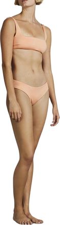 Bondi Born Aria Bikini Top In Peach