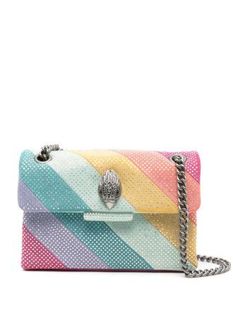 Kurt Geiger Kesington shoulder bag - women - Polyester/Crystal/Polyurethane/Suede - OS - Blue