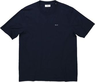 Nn.07 Adam T-shirt - men - Pima Cotton - L - Blue