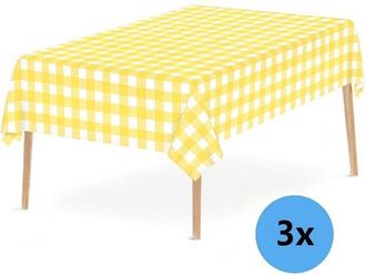 OEM Paquete De 3 Manteles De Pl&aacute;stico - Ideales Para Fiestas, Cenas Y Buf&eacute;s De Boda - Mantel Rectangular - 137 X 274 Cm - Azul Oscuro