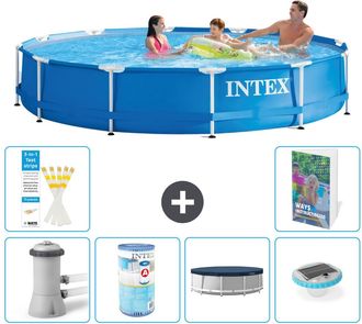 Intex Piscina Con Estructura Redonda - 366x76 Cm - 7-piezas S274