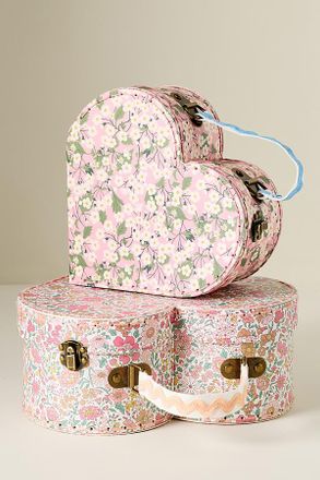 Meri Meri Liberty Heart Kids Suitcase Set