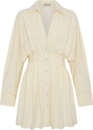 Nicholas Chemisier plissettato Fabienne - Toni neutri