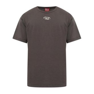 Diesel Tops, Heren, Bruin, XL, T-Shirts