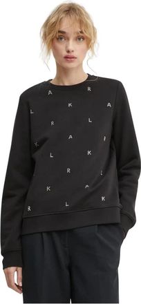 Karl Lagerfeld Sweatshirt - Dames - Sweatshirts - Zwart - XS - Katoen - Hoodies & sweatvesten