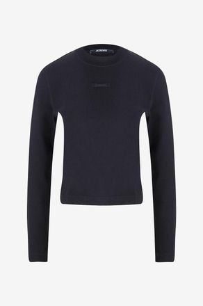 Jacquemus Langaarm-T-Shirt Le tshirt Gros Grain