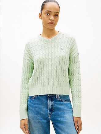 Tommy Hilfiger Cable Knit Relaxed Jumper