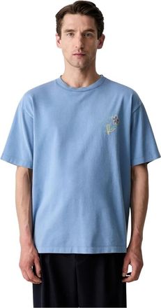 Dr&ocirc;le de Monsieur T-shirt con Slogan Esquisse - - Tops - Uomo - Blu - XL